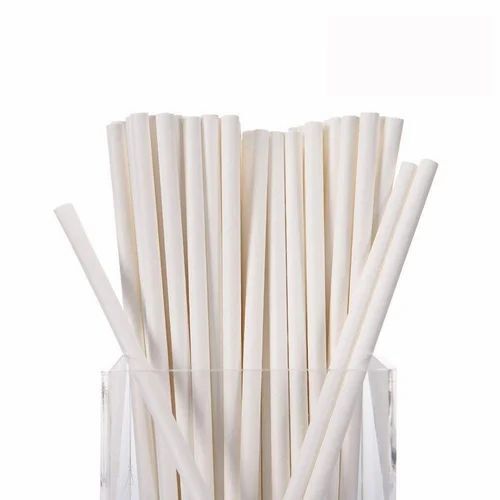 10 Mm White Paper Straw