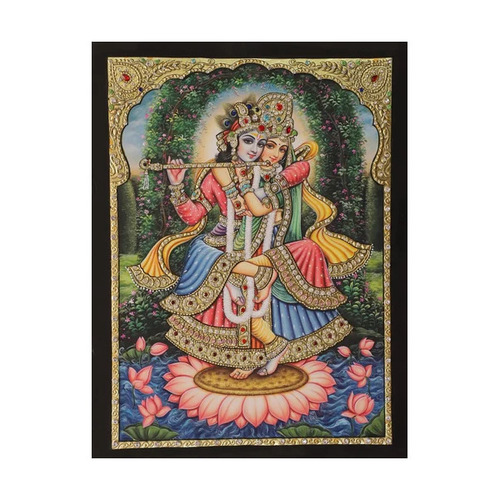 16 x 20 Inch Radha Krishan Painting