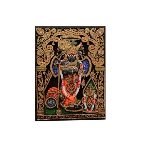 18x24 Inches Bihari Ji 3D Painting