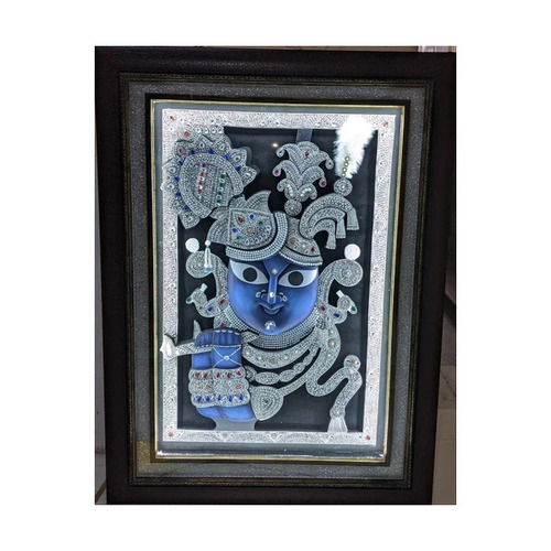 28 x 34 Inch Shrinathji Wall Painting