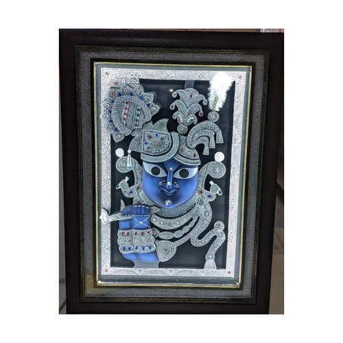 3x4 Feet Banke Bihari Ji Painting