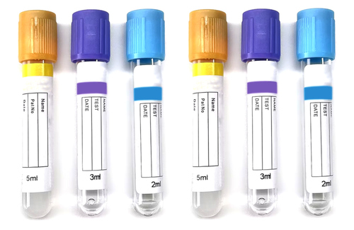 Blood Collection Tube - Material: Plastic