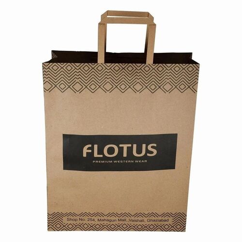 Brown Advertising Printed Paper Bag
