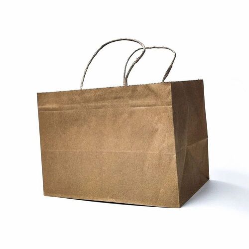 Kraft Paper Handle Carry Bag