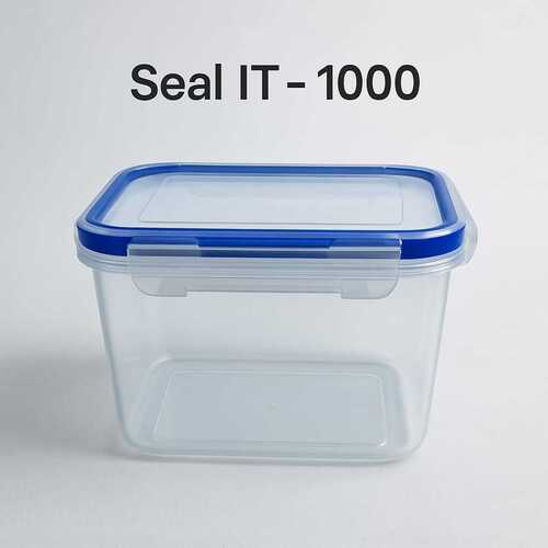 Seal It 1000 Plastic Container - Color: Clear Transparetn