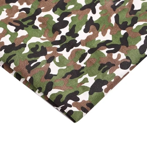 Army Chiffon Printed Camouflage Fabric