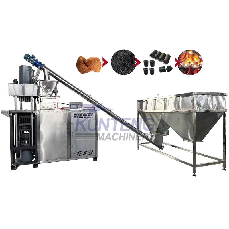 Automatic Hookah Coal Dust Cube Briquetting Machine - Feature: High Efficifiency