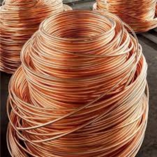 Coiled Bare Copper Wire