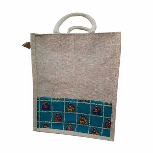 Loop Handle Jute Tiffin Bag
