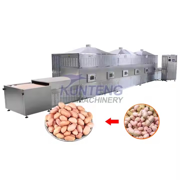 Professional Microwave Dehydrator Machine Nuts and Bean Ripening Sterilization Dry Food Machine