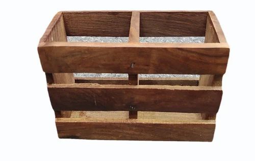 Rectangular Wooden Spoon Stand
