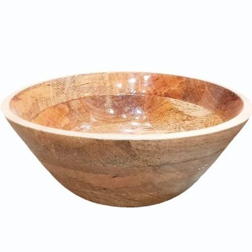 Wooden Soup Bowl