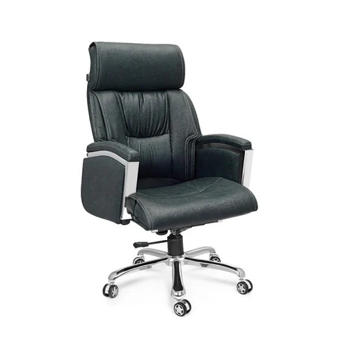 Black Leather Boss Office Chair