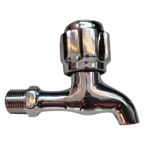 Brass Water Bib Cock - Color: Silver