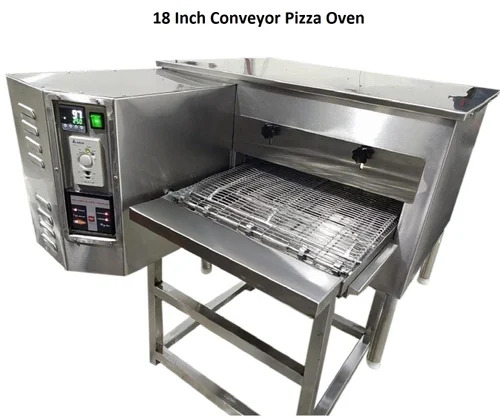 18 Inch Conveyor Pizza Oven - Color: Silver