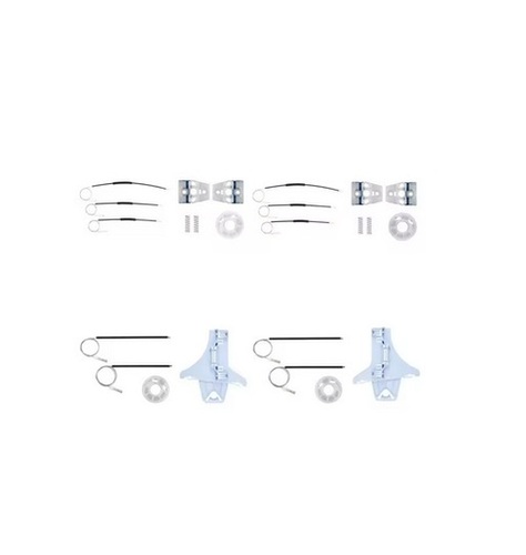 Front-Rear Window Repair Set Right-Left-Set For Volkswagen Polo