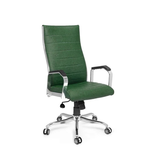 Green Leather Office Chair