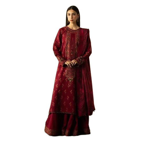 Ladies Embroidered Palazzo Suits