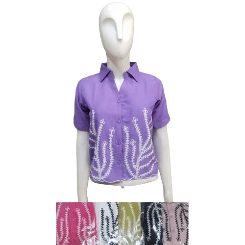 Ladies Purple Top