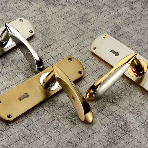 Sterling Curve Lever Plate