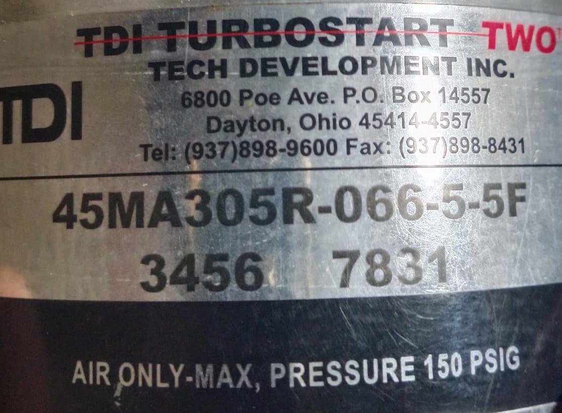 Tdi 45ma305r-066-5-5f Air Starter