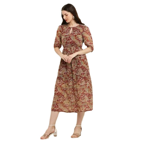 Women Floral Print Dress