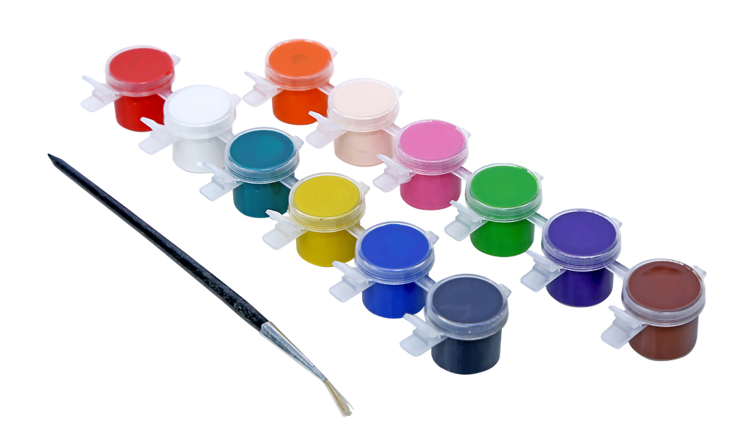 12 Shade Tempera Color