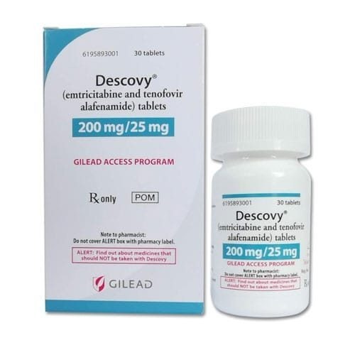 Descovy 200 Mg/25Mg Tablets - Origin: India