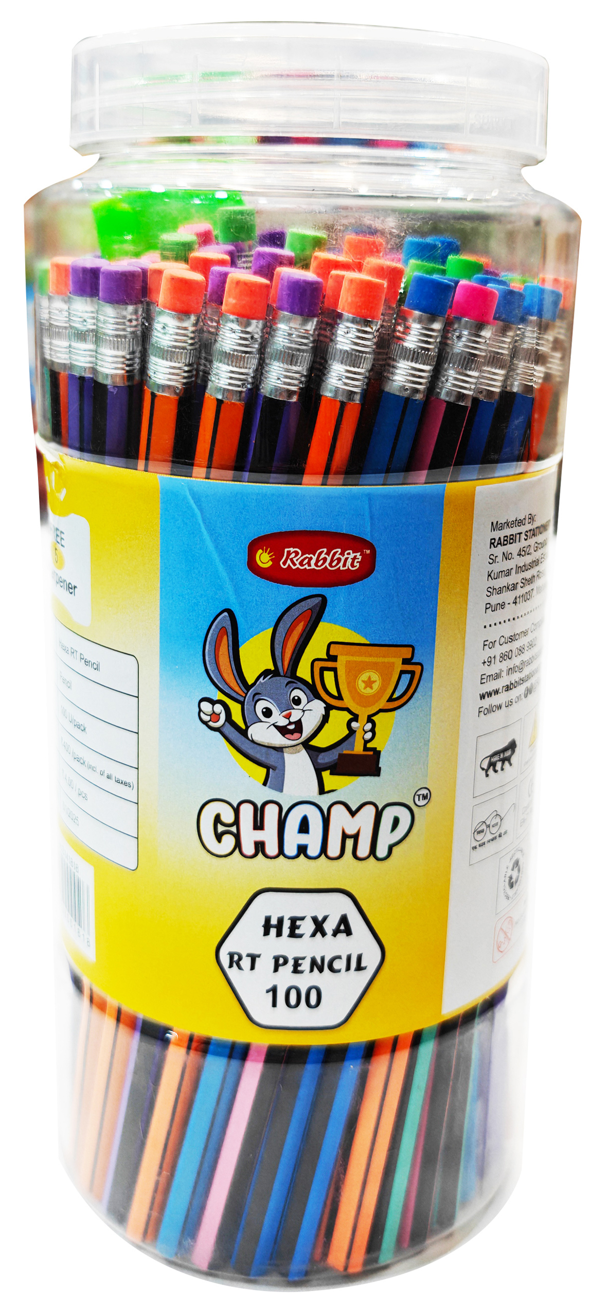 HB HEX RT 100 Pencil Jar
