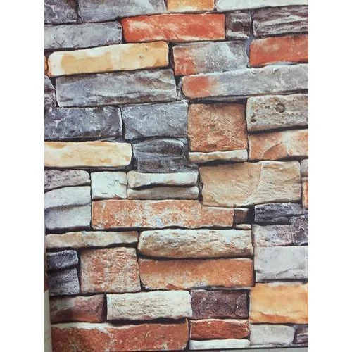 3D Brick Stone Designer Wallpaper