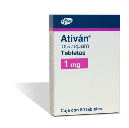 Ativan Lorazepam 1 Mg Con 80 Tablets
