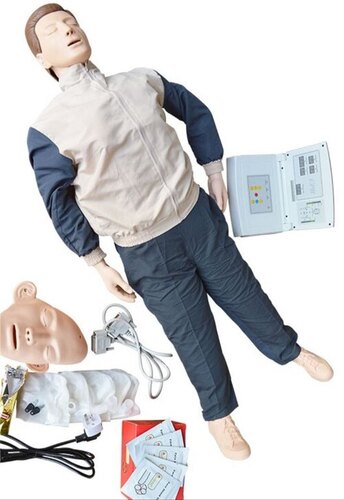 इंडिकेटर और मॉनिटर के साथ पूर्ण शरीर CPR मैनिकिन
