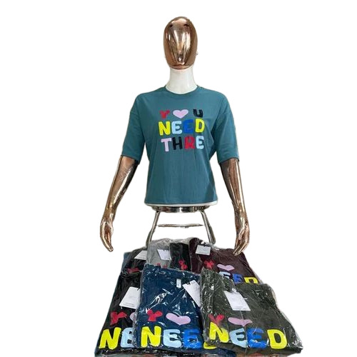 ladies round neck t shirt