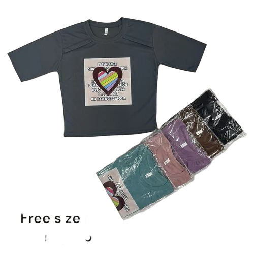 Ladies Round Neck T Shirt