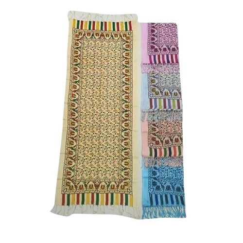 Ladies Yellow Printed Stole