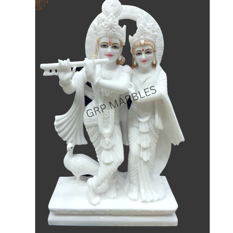 Makrana Marble Radha Krishna Murti