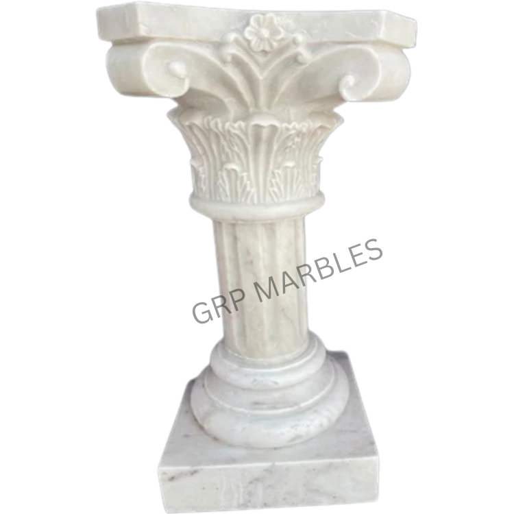 Marble Stand And Decorative Pedestal