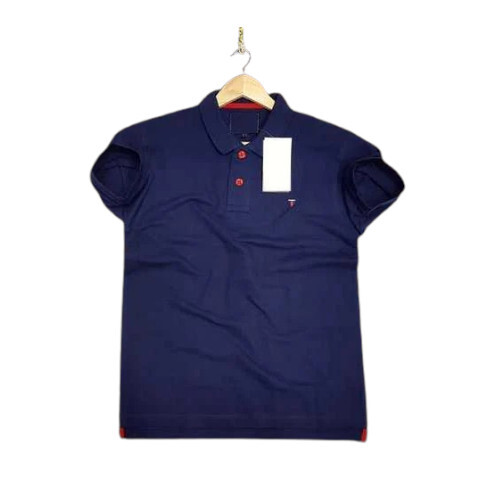 Mens Blue Collar T-Shirt