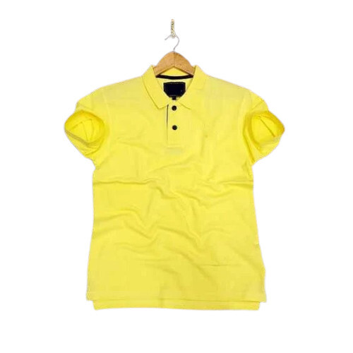 Mens Yellow Collar T-Shirt
