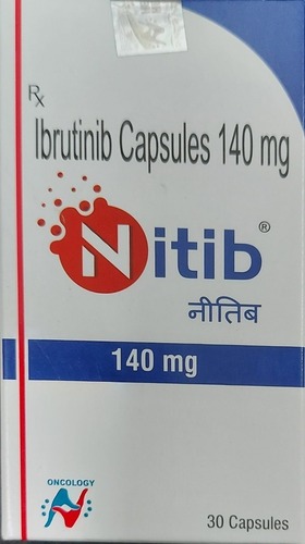 Nitib 140Mg Ibrutinib Capsules - Packaging: Carton