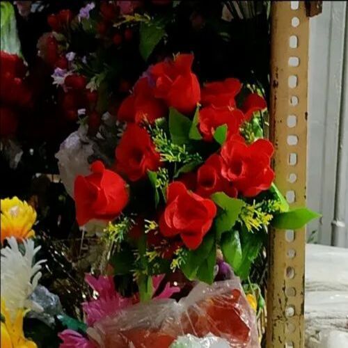 Artificial Red Rose Flowers