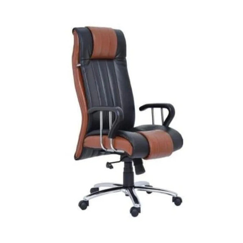 Black Brown Office Boss Chair