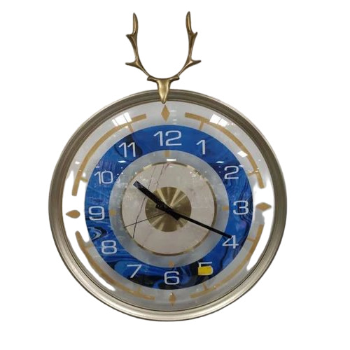 Deer Head Wall Clock