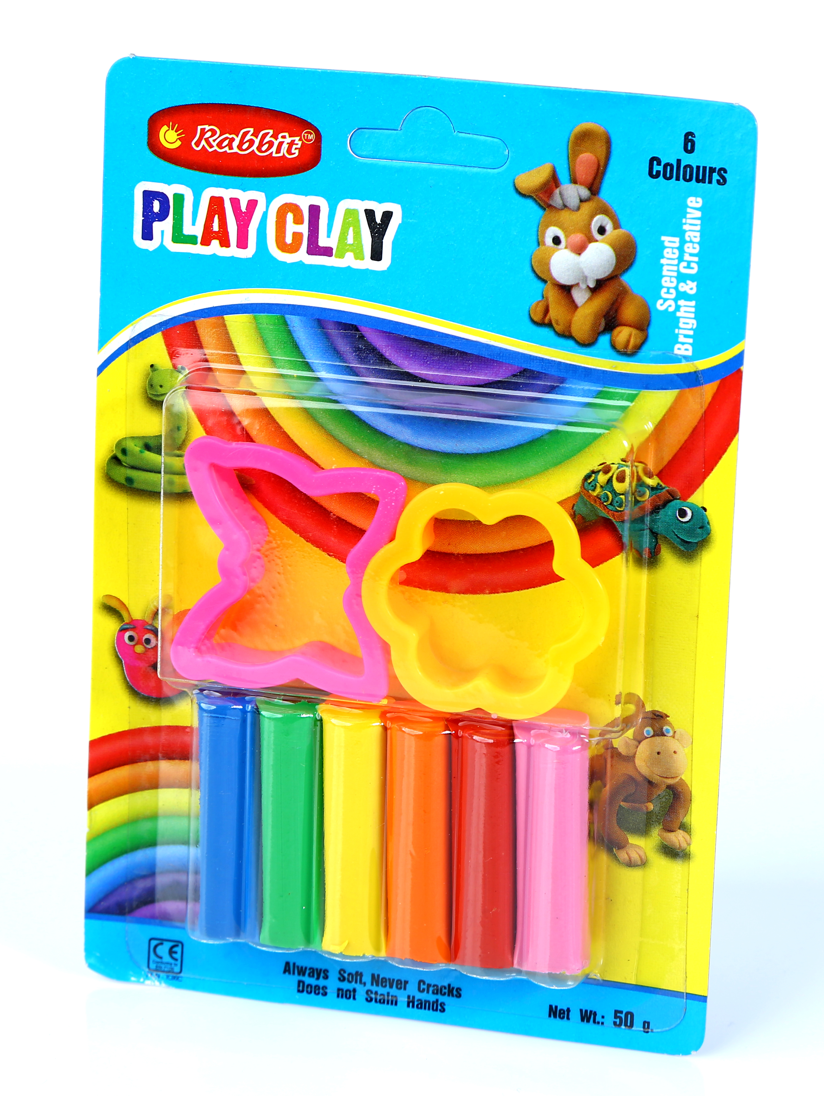 Play Clay 6 Color Blister Card
