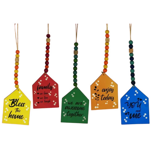 Wooden Positive Vibe Wall Hanging