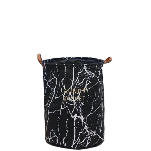 Foldable Black Laundry Basket