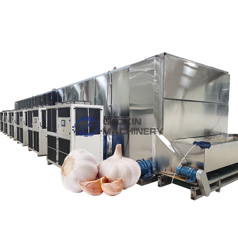 Garlic Drying Machine Camellia Seeds Mesh Belt Drying Machine Garlic Slice Mesh Belt Dryer Machine
