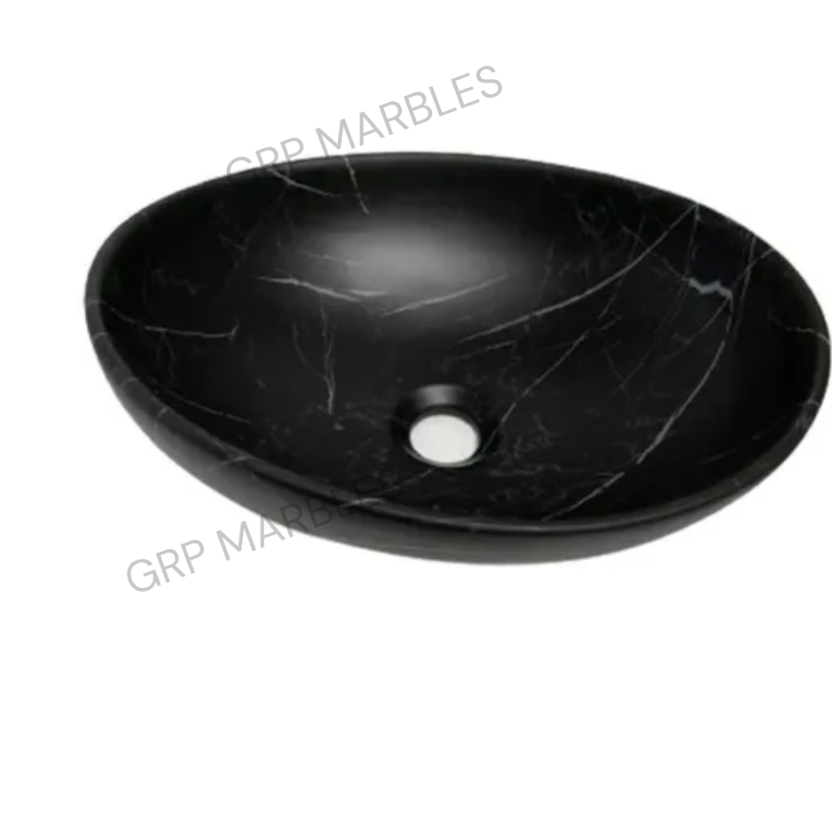 Black Marble Wash Basin