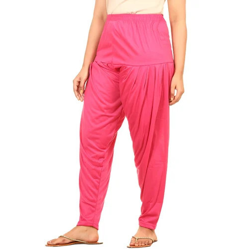 Pink Cotton Patiala Salwar - Feature: Comfortable To Wear