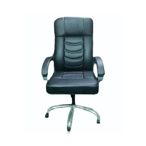 Polished Leather Executive Office Chair